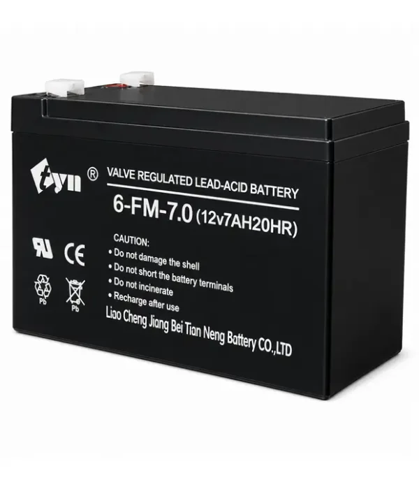 Bateria 12V 7A Tecra 001 Batería Sellada Recargable 12V 7Ah VRLA de Plomo-Ácido