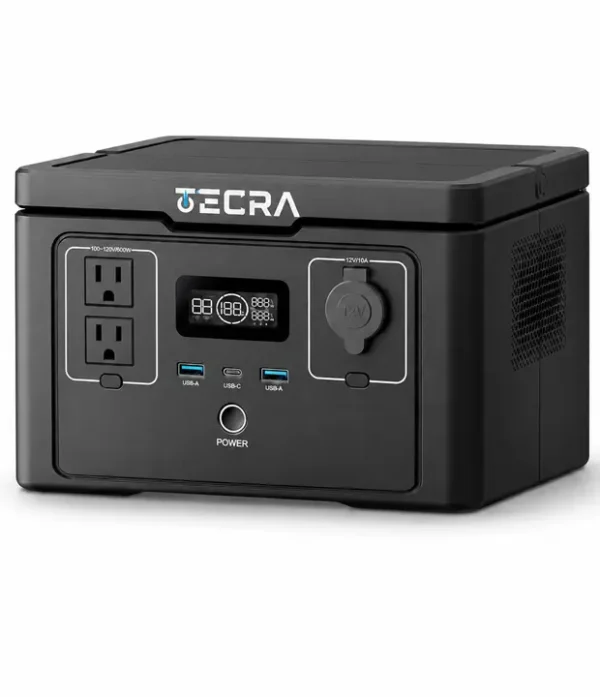 Generador electrico W600 tecra 001 Estación de Energía Portátil TECRA 600W 256Wh